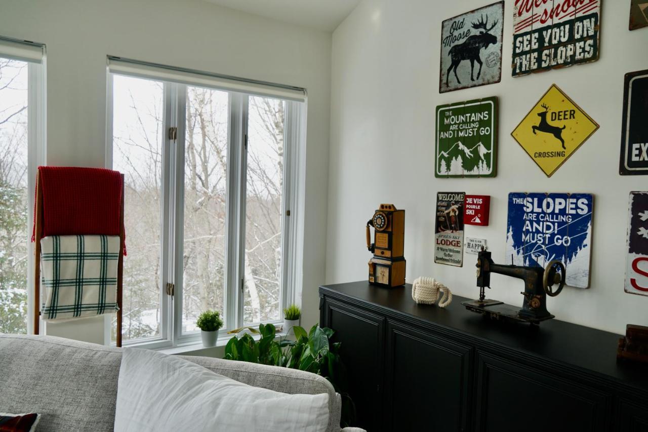 Le Retro Chic A Mont-Tremblant Apartment Luaran gambar